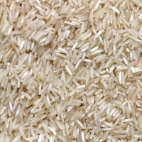 Long white rice grains filling the frame